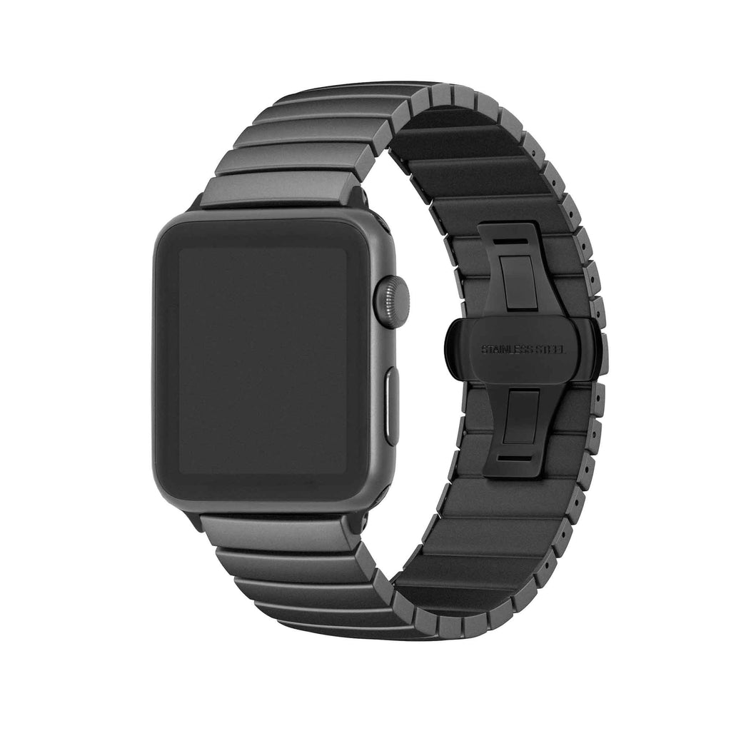 Luxury high-end shiny black Ceramic Strap band Apple Watch Series 7 6 –  www.