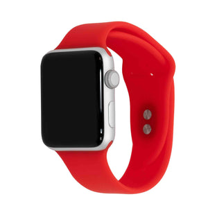 Apple watch red band 42mm clearance
