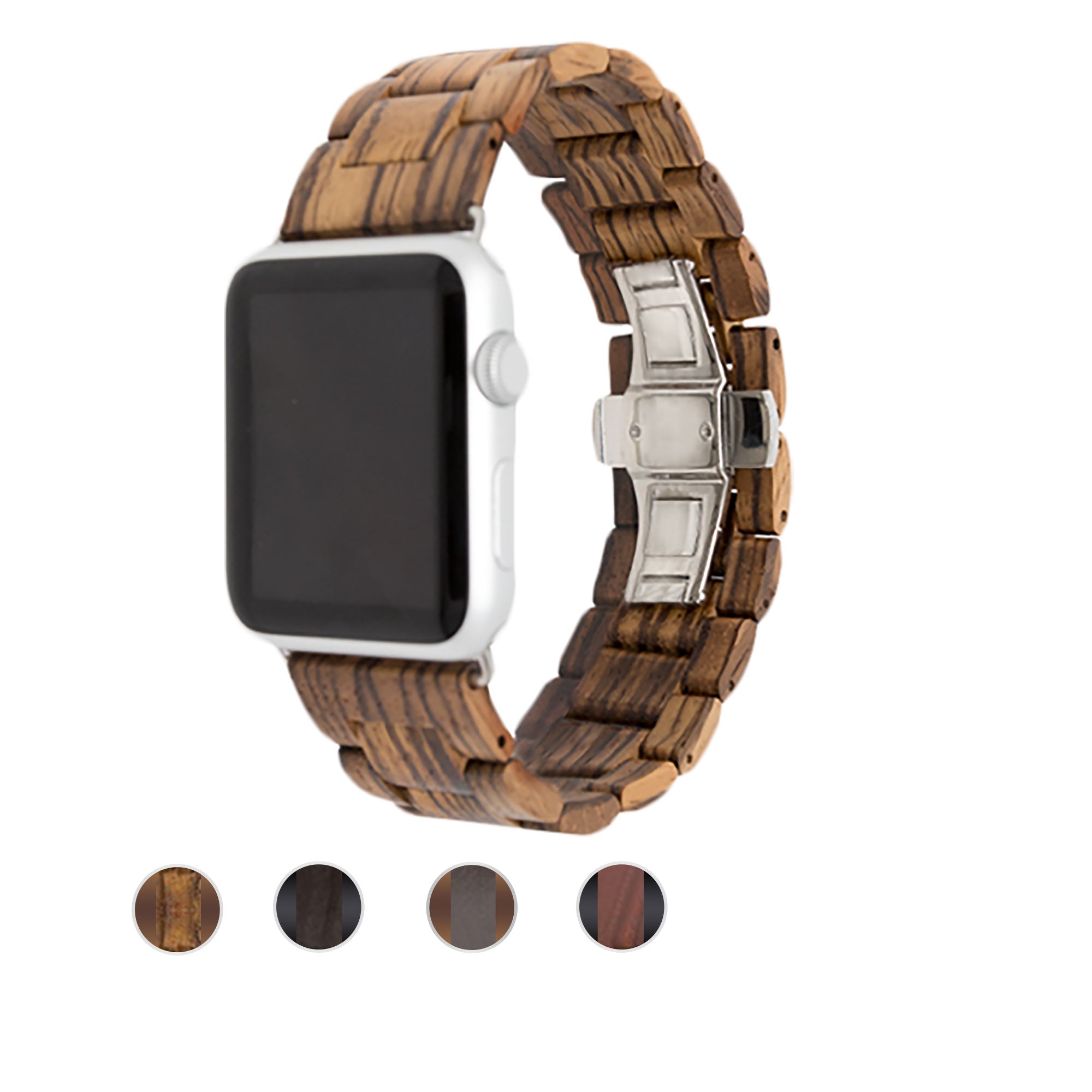 Natural Wood Apple Watch Bands
