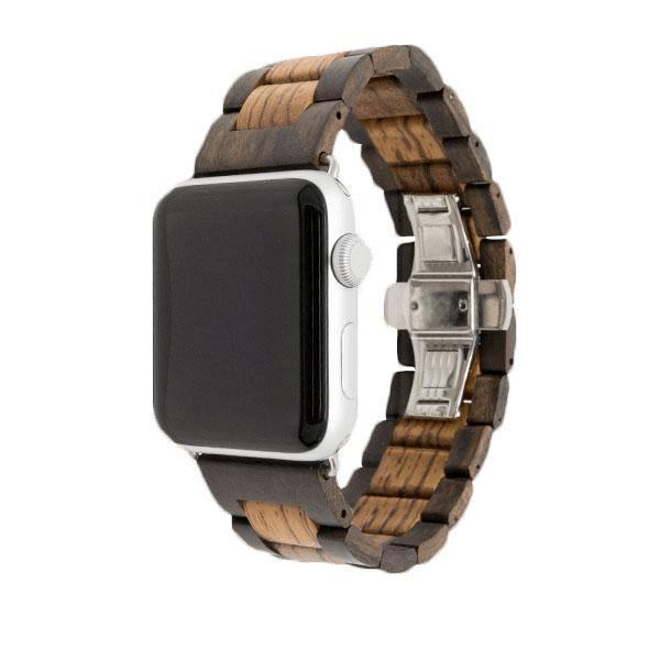 Natural Wood Apple Watch Bands (Zebra, 41mm / 40mm / 38mm) by Epic Watch Bands